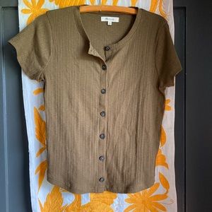 Madewell pointelle tee